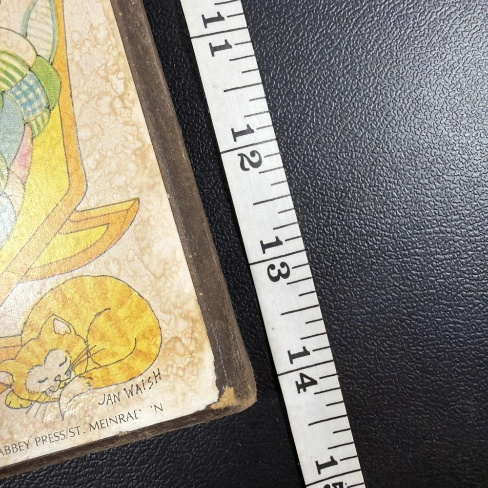 VTG Wood Nursery Decor Words Of Wisdom Cute Baby Rhymes